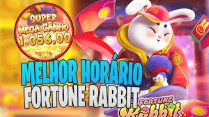 qual melhor horário para ganhar no fortune rabbit